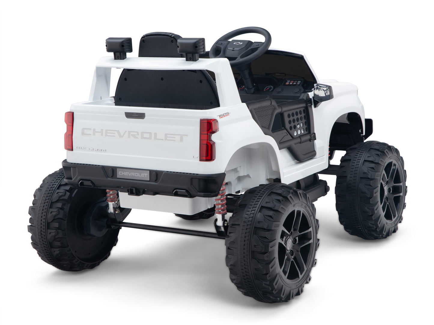 Chevy Silverado Monster Pickup Truck Ride On Toy Truck For Children W/Magic Cars® Wireless Parental Control