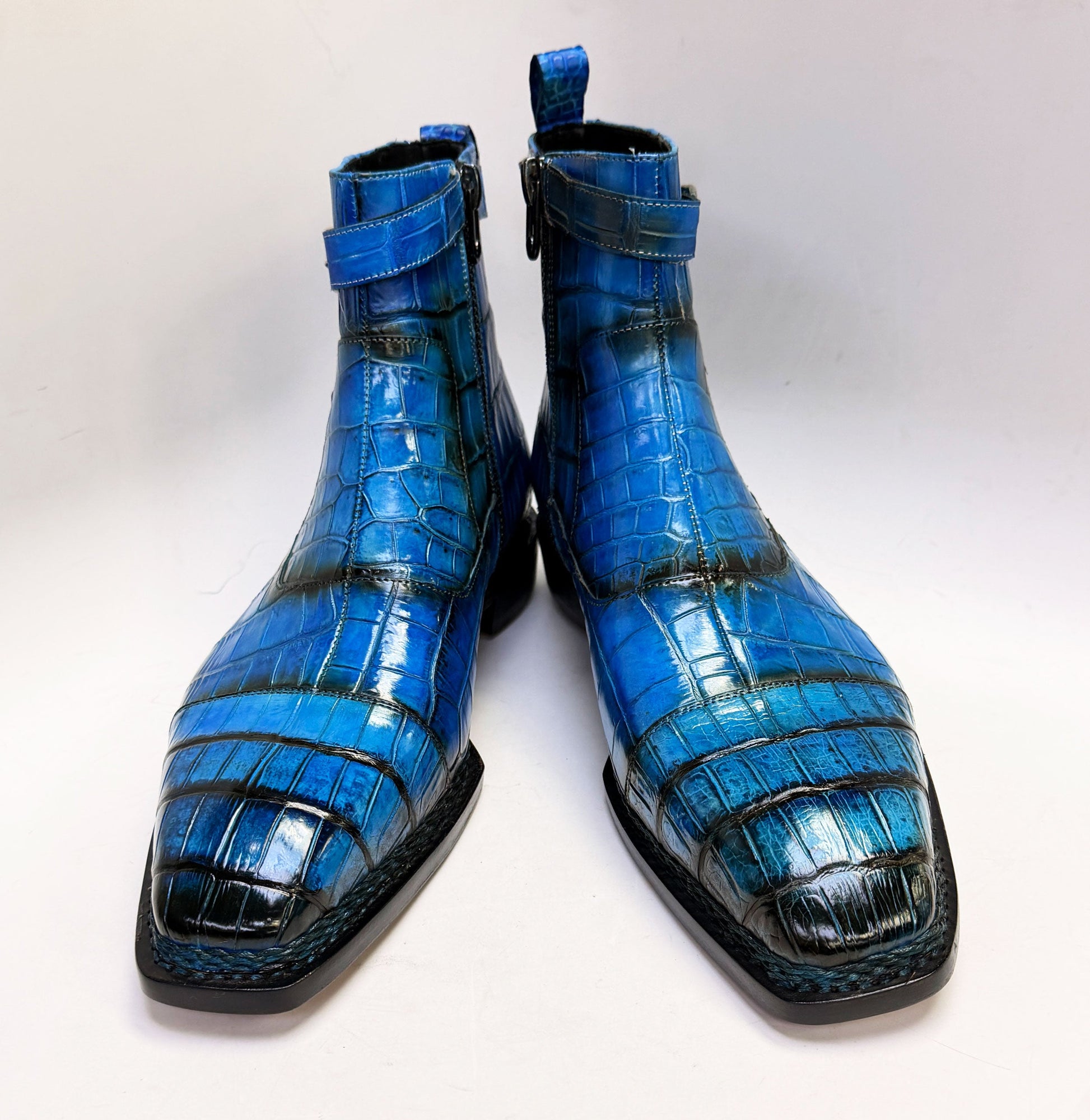 Maurice Chicago Alligator Boot - Blue