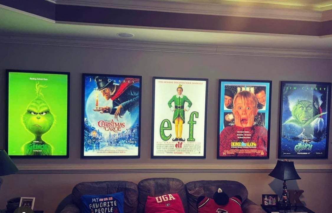 2-PACK Glowbox "World Famous" LED Poster Frames