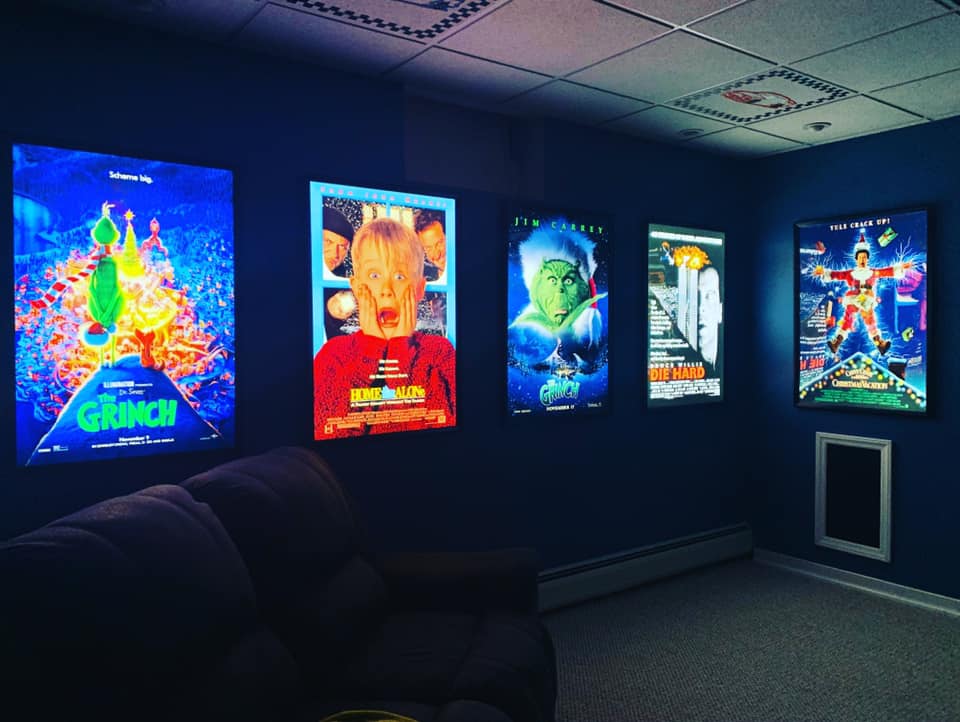 2-PACK Glowbox "World Famous" LED Poster Frames