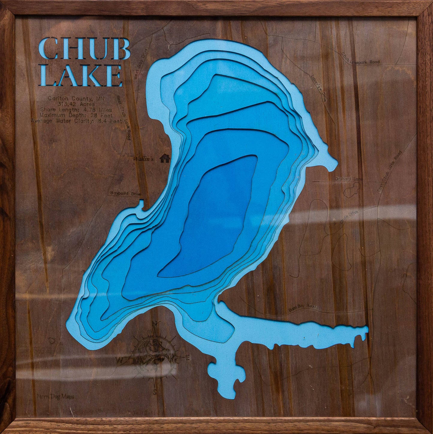 Chub Lake in Carlton County, Minnesota