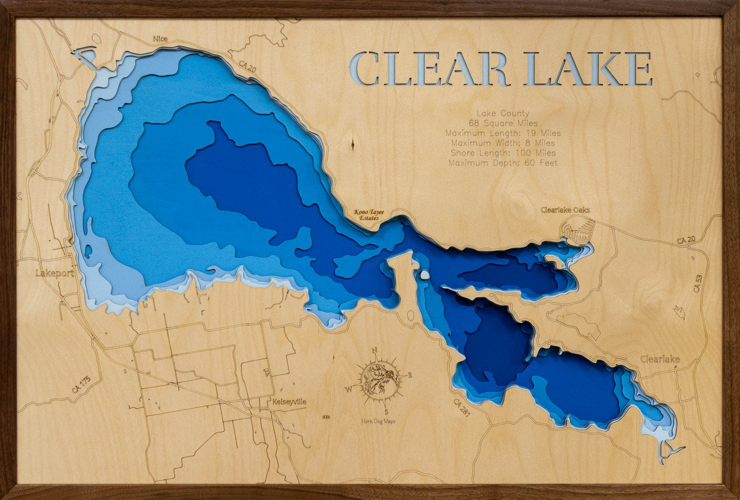 Clear Lake in Lake County, California
