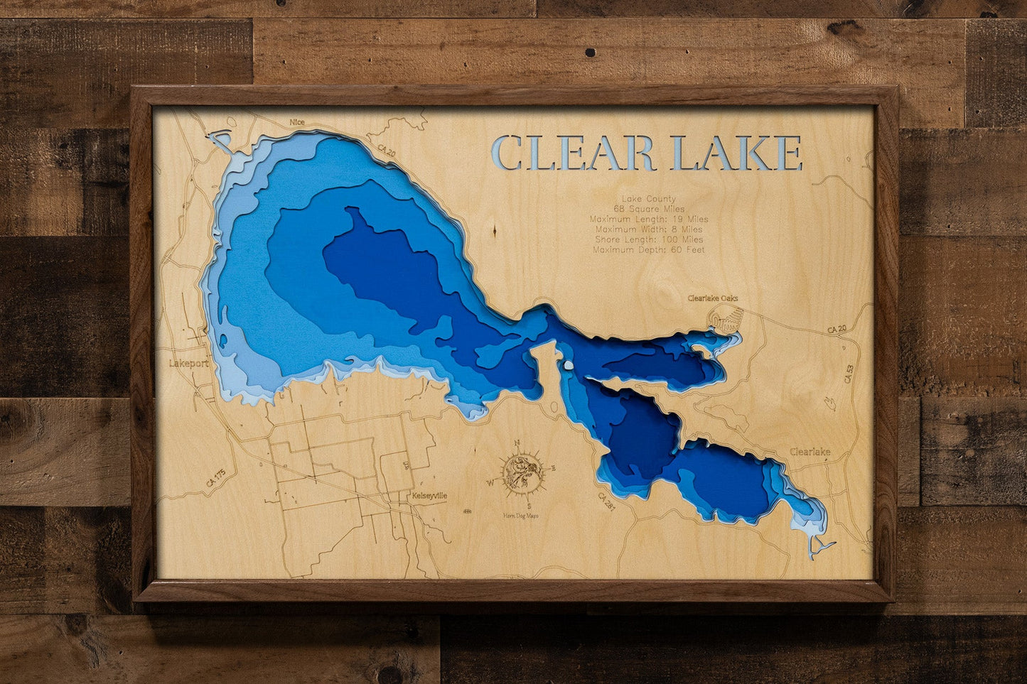 Clear Lake in Lake County, California
