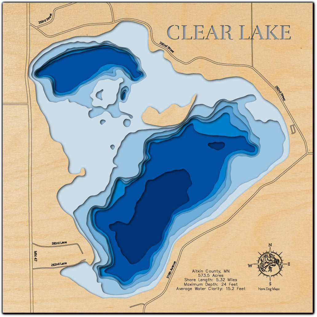 Clear Lake in Aitkin County, Minnesota