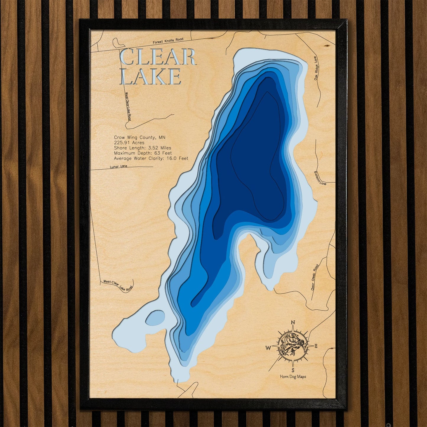 Clear Lake in Crow Wing County, Minnesota