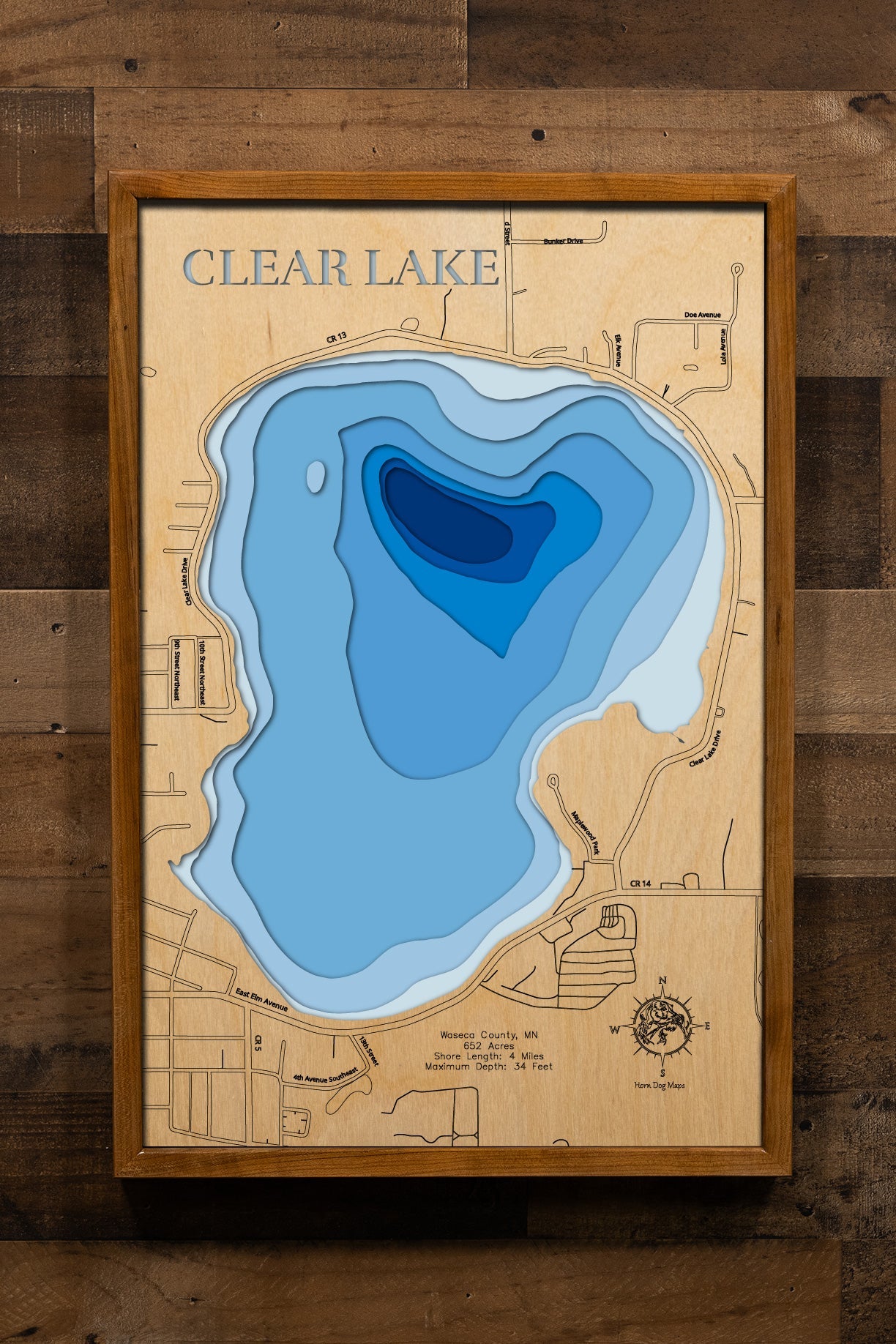 Clear Lake in Waseca County, Minnesota