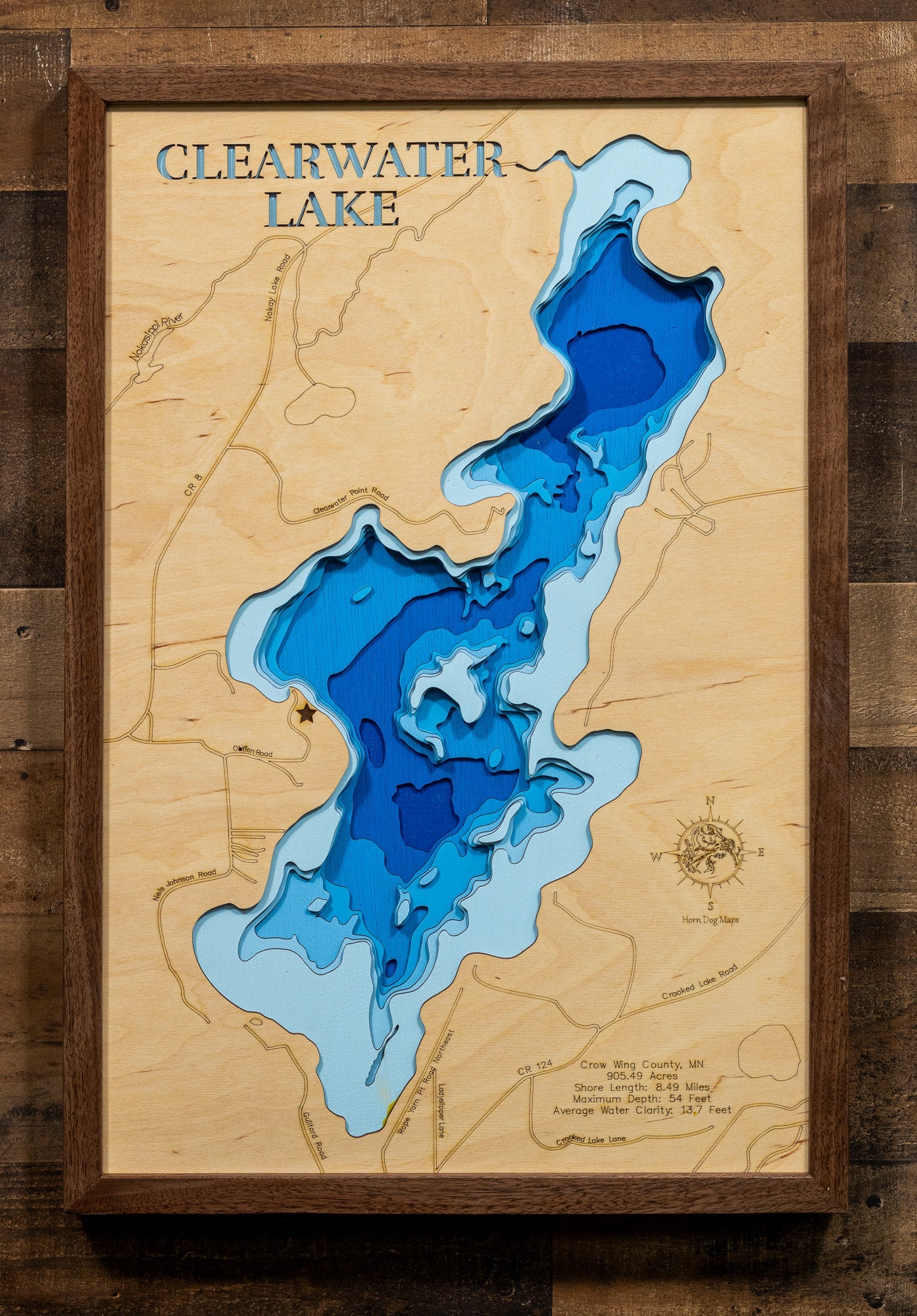 Clearwater Lake in Crow Wing County, Minnesota
