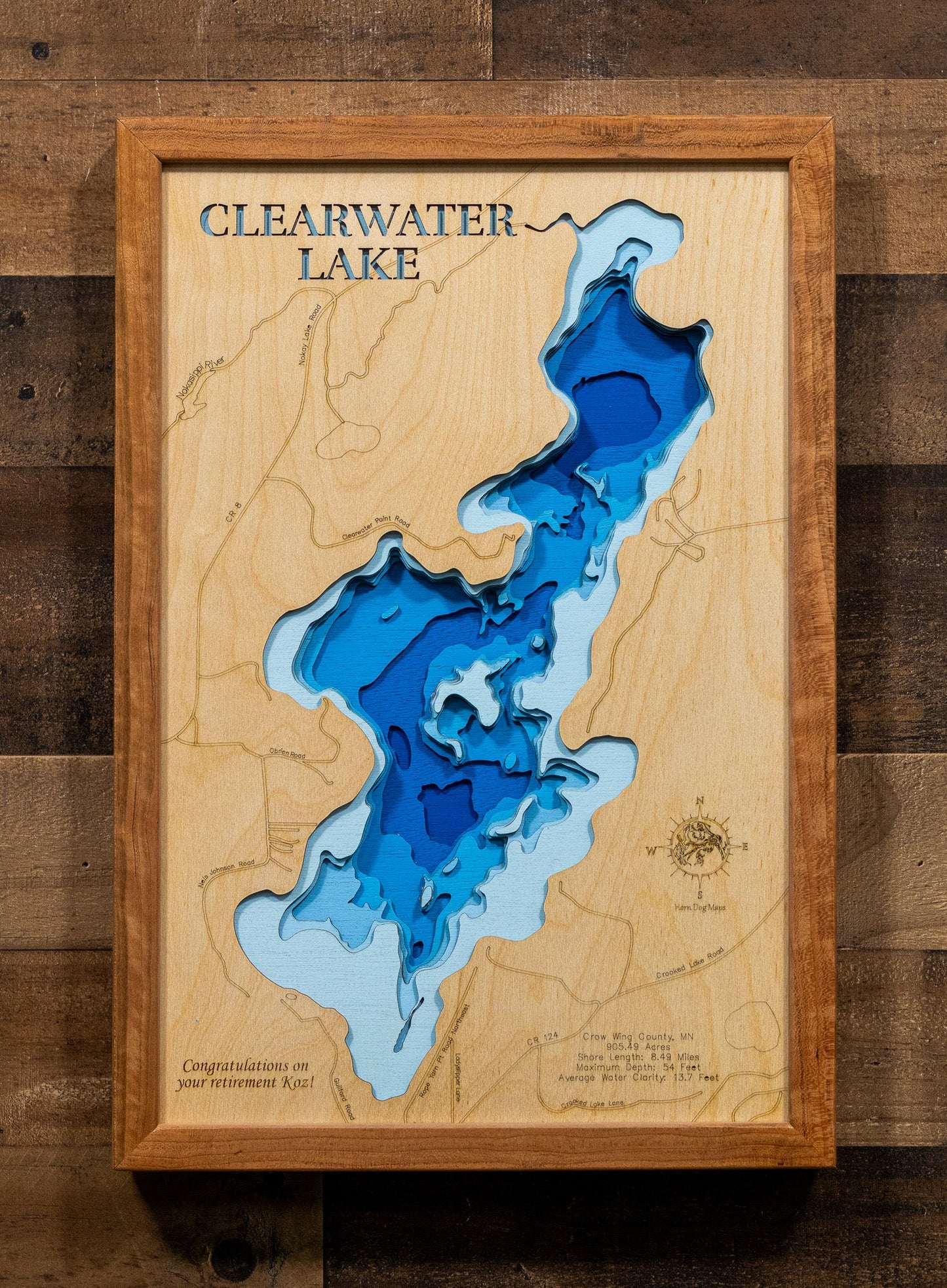 Clearwater Lake in Crow Wing County, Minnesota