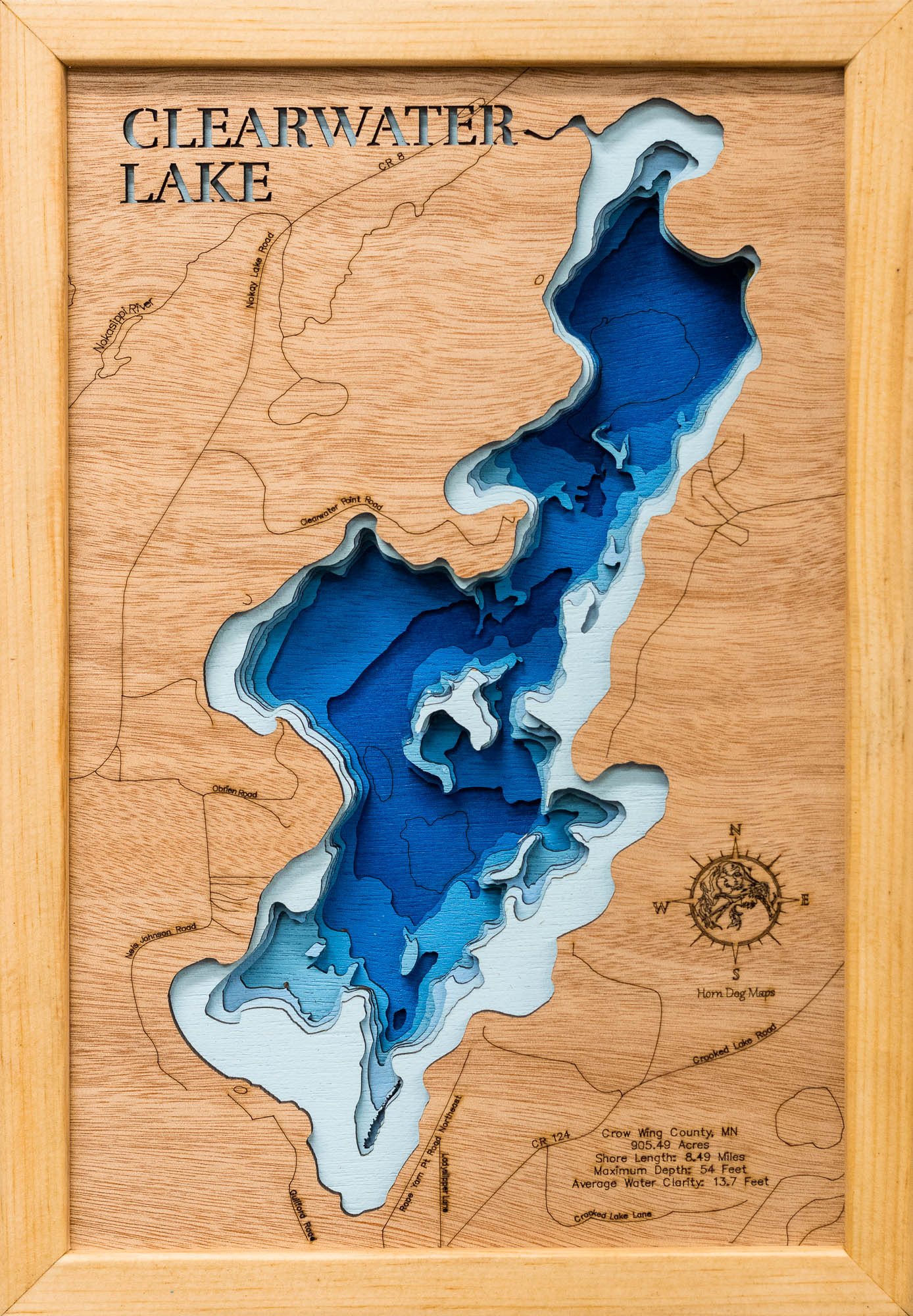 Clearwater Lake in Crow Wing County, Minnesota