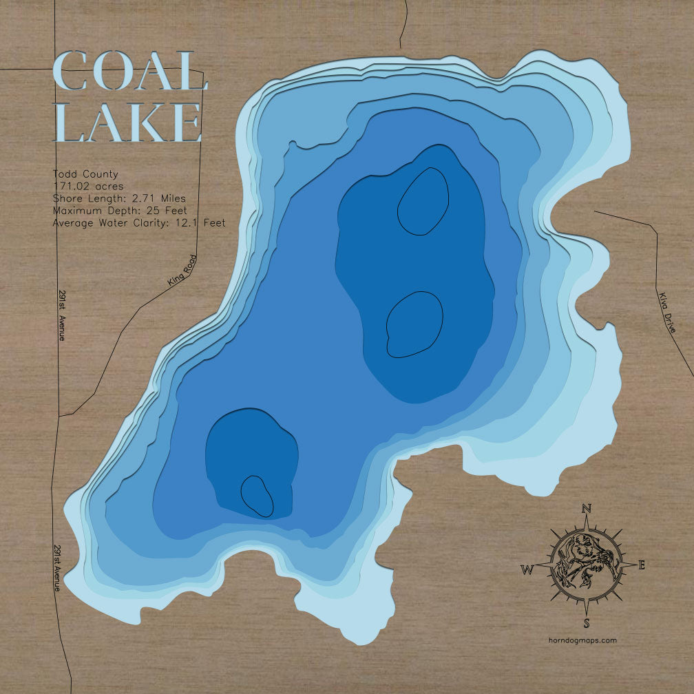 Coal Lake in Todd County, Minnesota