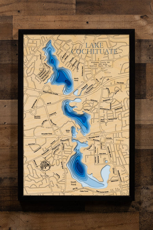 Lake Cochituate in Middlesex County, Massachusetts
