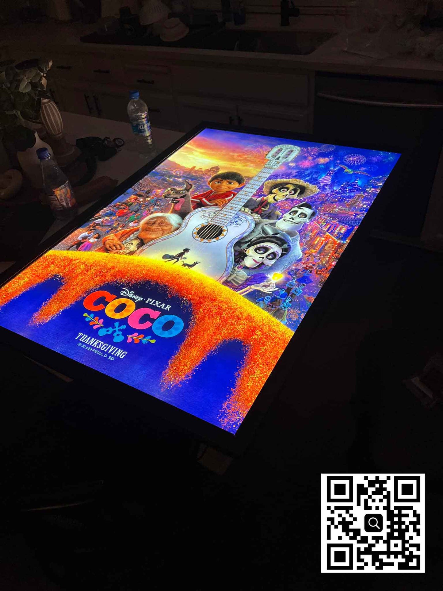 10-PACK Glowbox "World Famous" LED Poster Frames