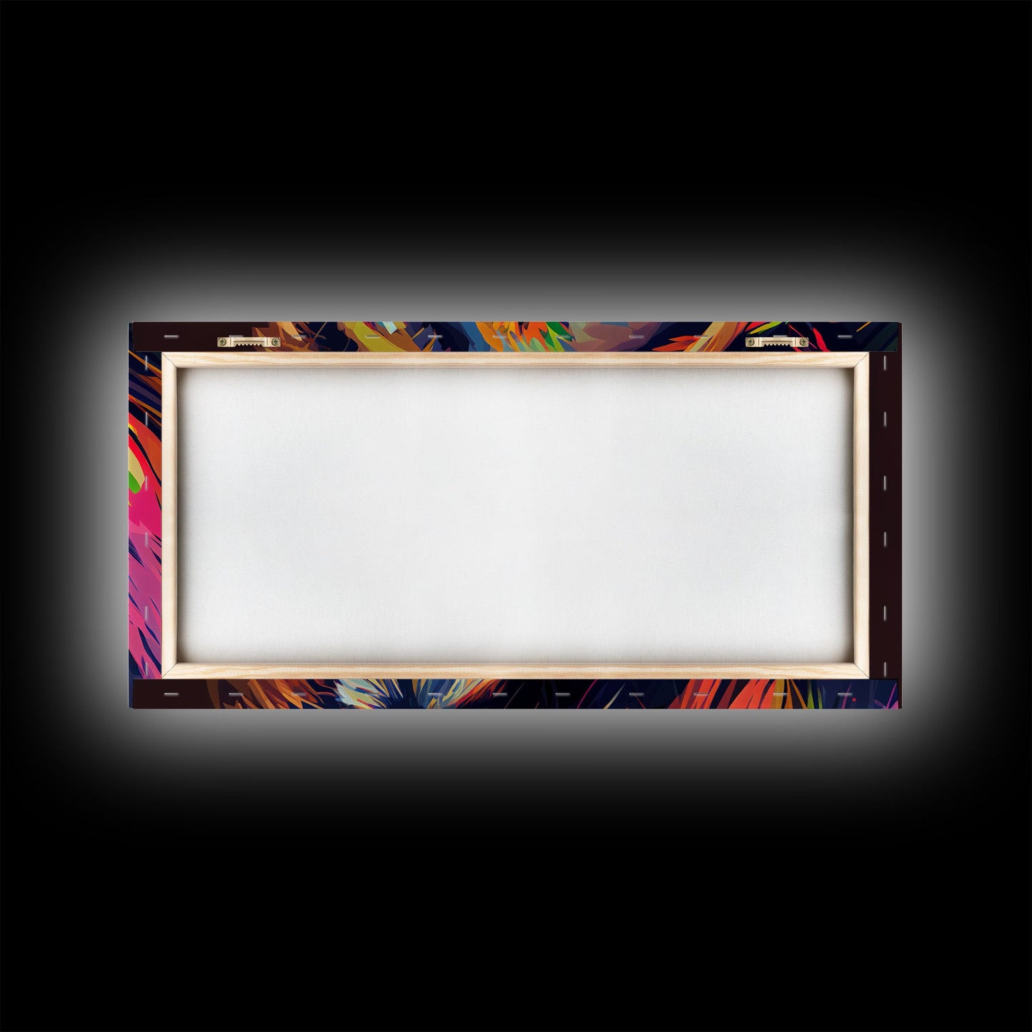Pop Art Lion Framed Canvas Print Wall Art , Natural And Vivid Wall Decor , Modern Wall Art, Extra Large Wall Art, Lion Watercolor Painting