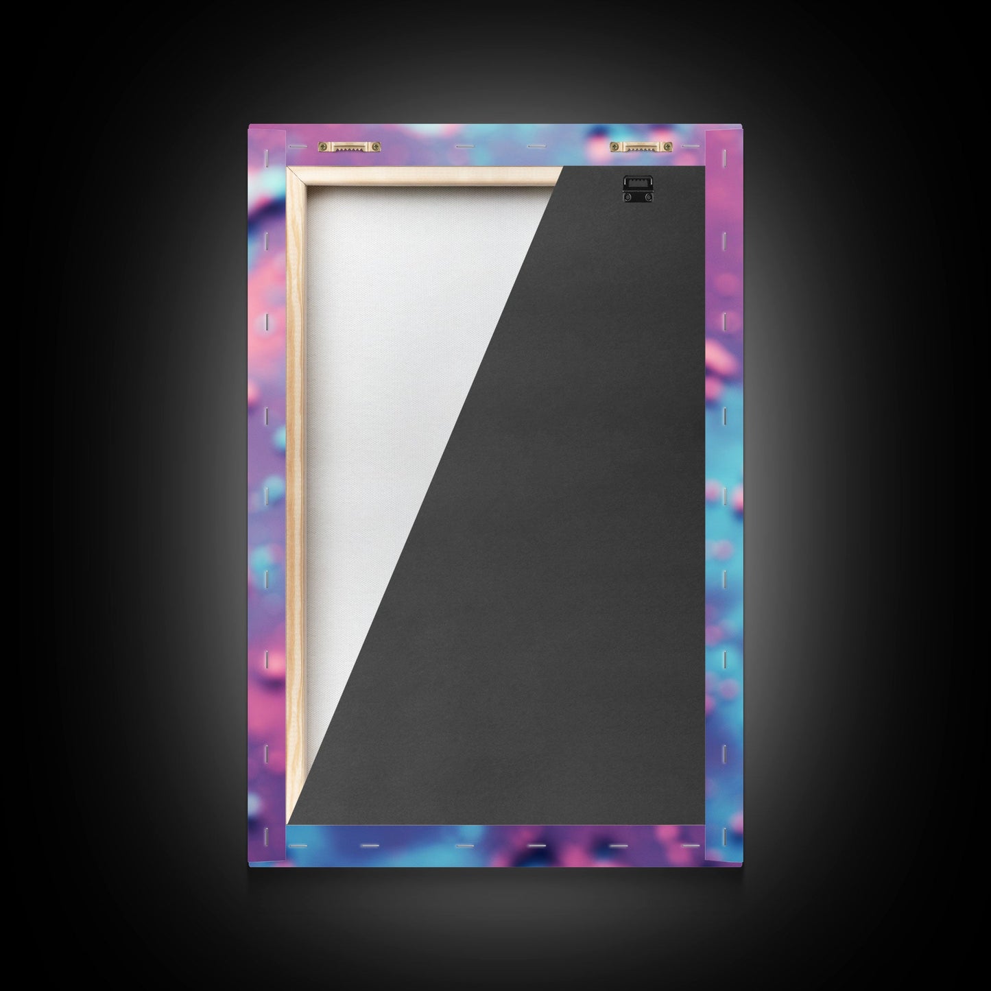 Red Lipstick Wall Art, Framed Canvas Print, Liminal Spaces, Vaporwave Aesthetic Wall Art, Girl Room Decor, Girl's Dorm Room