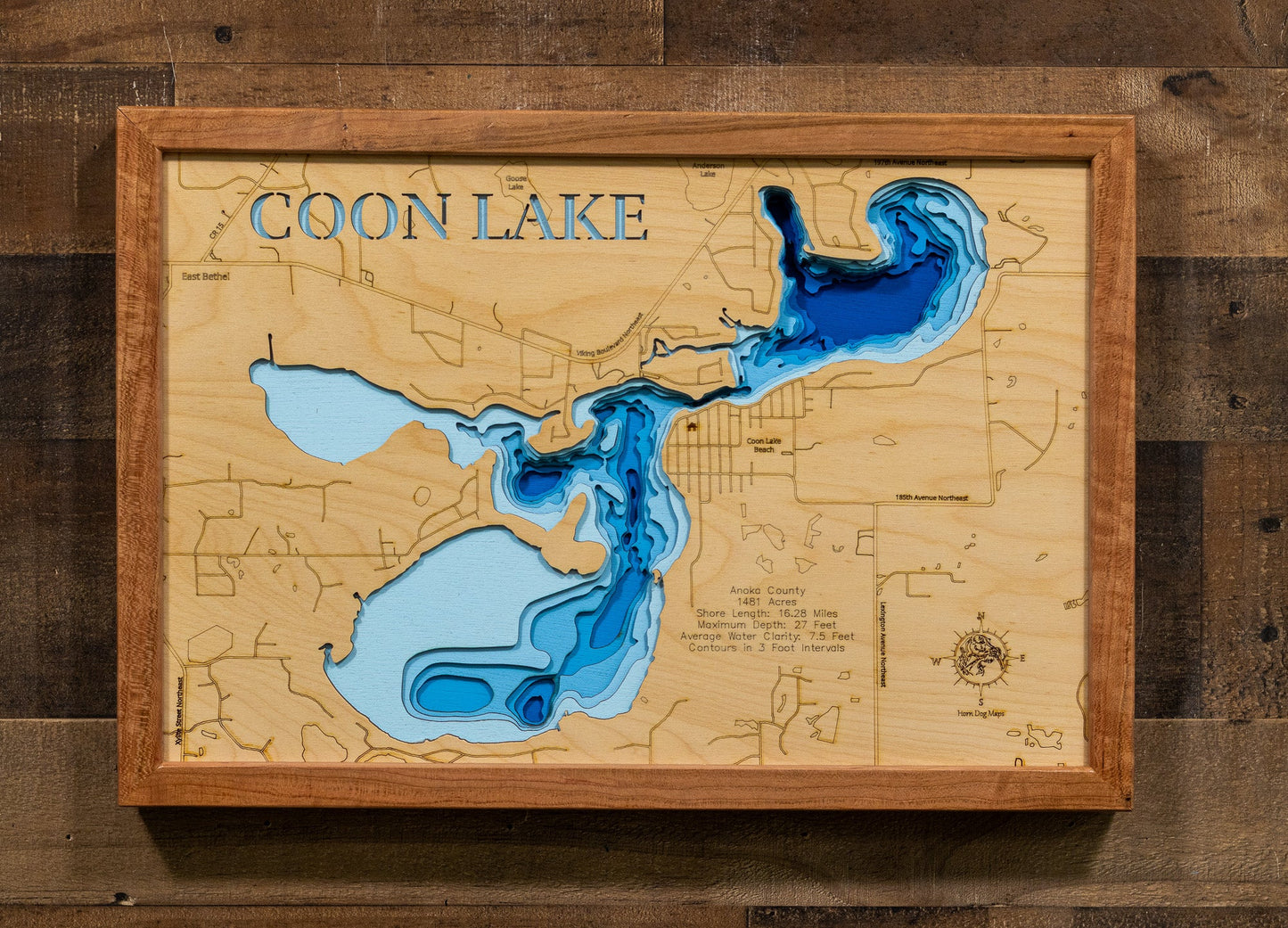 Coon lake in Anoka County, Minnesota