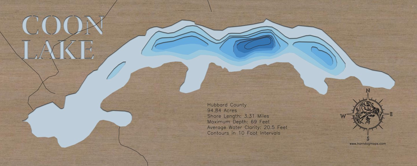 Coon Lake in Hubbard County, Minnesota