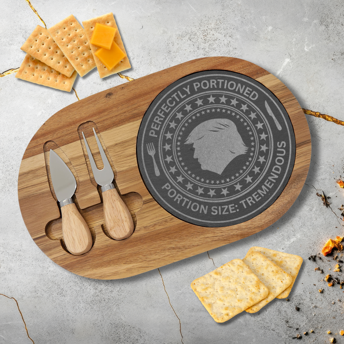 Perfectly Portioned Charcuterie Board – Portion Size: Tremendous
