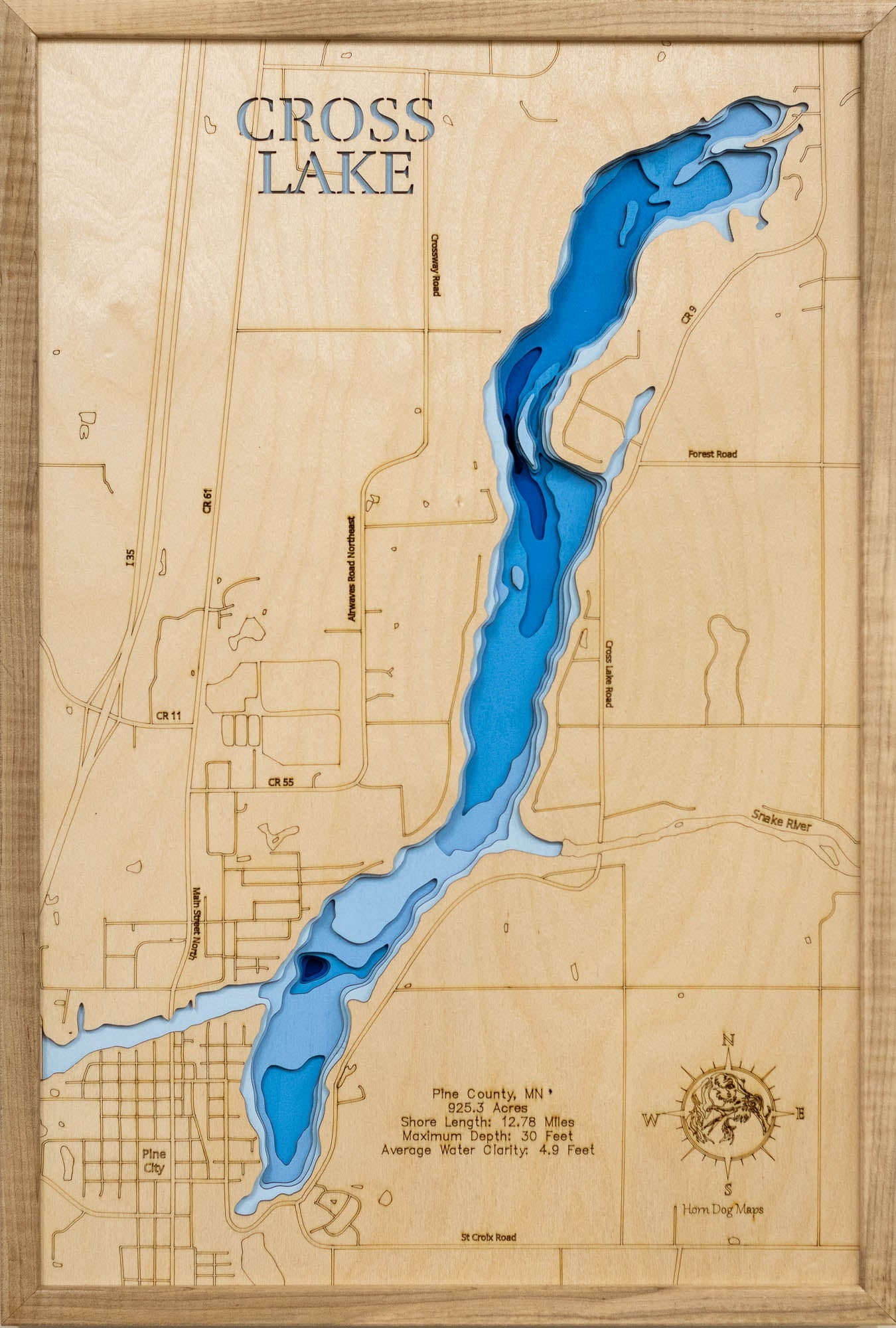 Cross Lake in Pine County, Minnesota