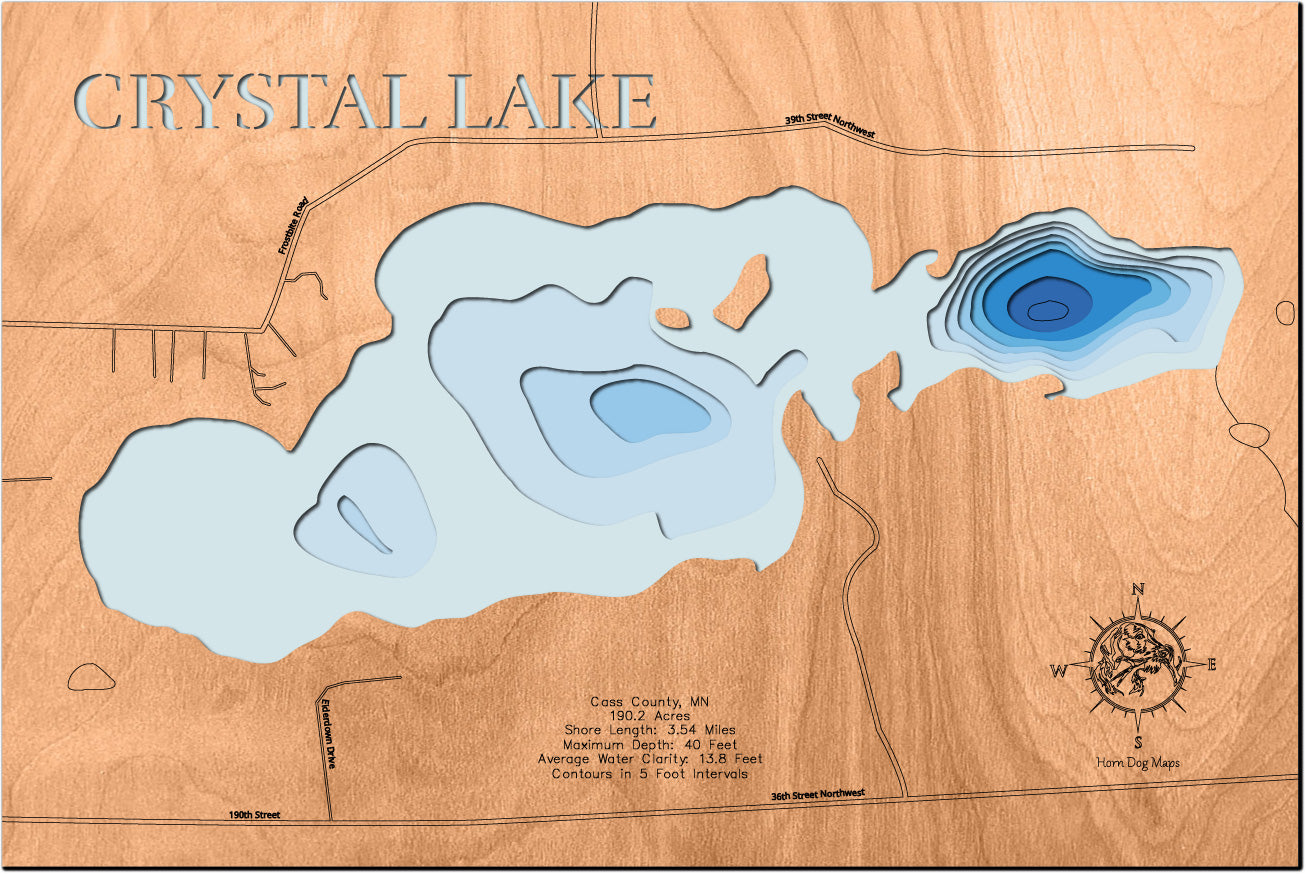 Crystal Lake in Cass County, Minnesota