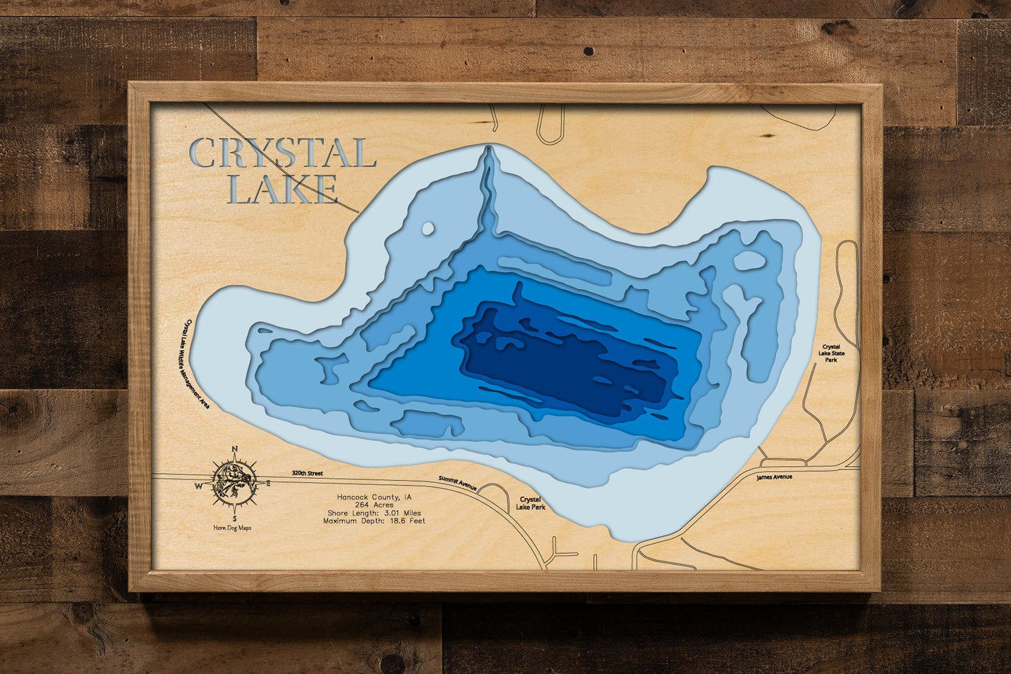 Crystal Lake in Hancock County, Iowa
