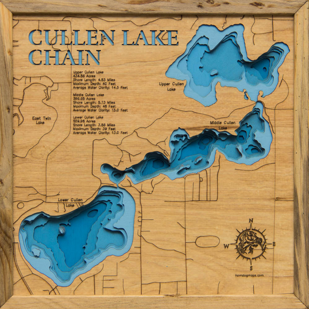 Cullen Chain Lake in Crow Wing County, Minnesota