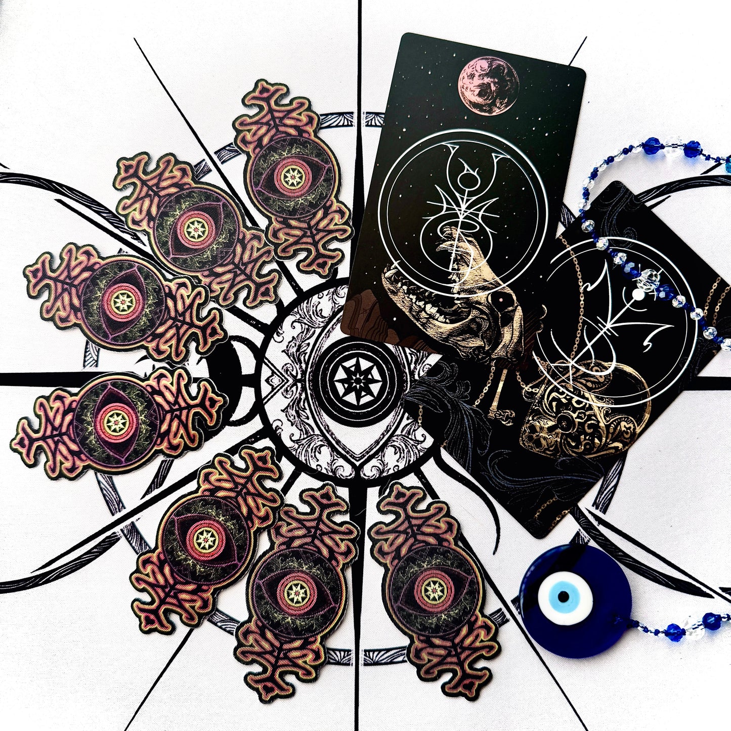 **NEW** Sticker - Protection Sigil (“Xian Evil Eye”)
