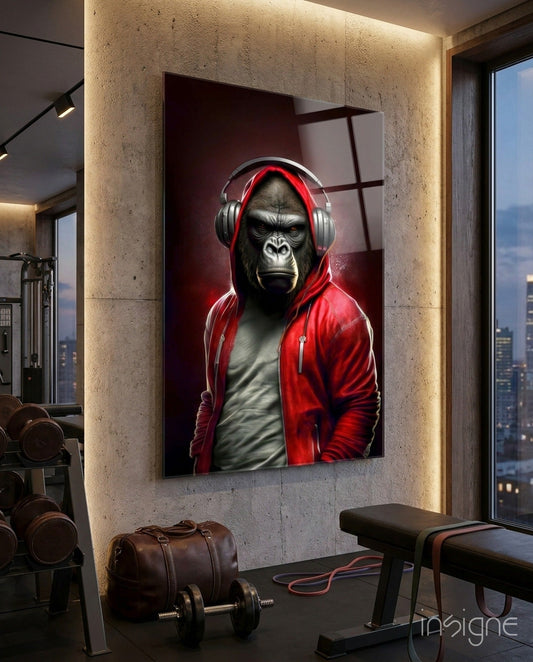 Animal Vogue Glass Wall Art|| Designer's Collection