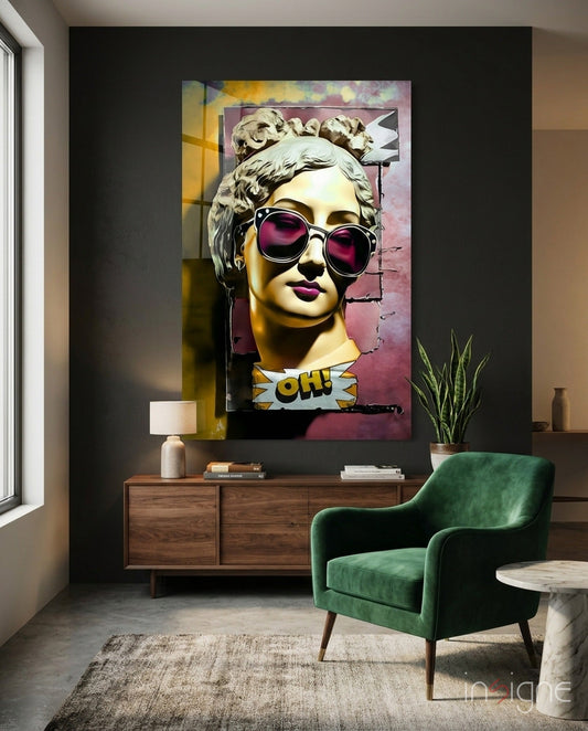 Oh! Glass Wall Art || Designer Collection