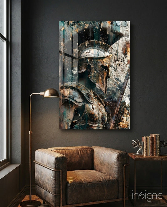 Gladiator Glass Wall Art || Designer Collection