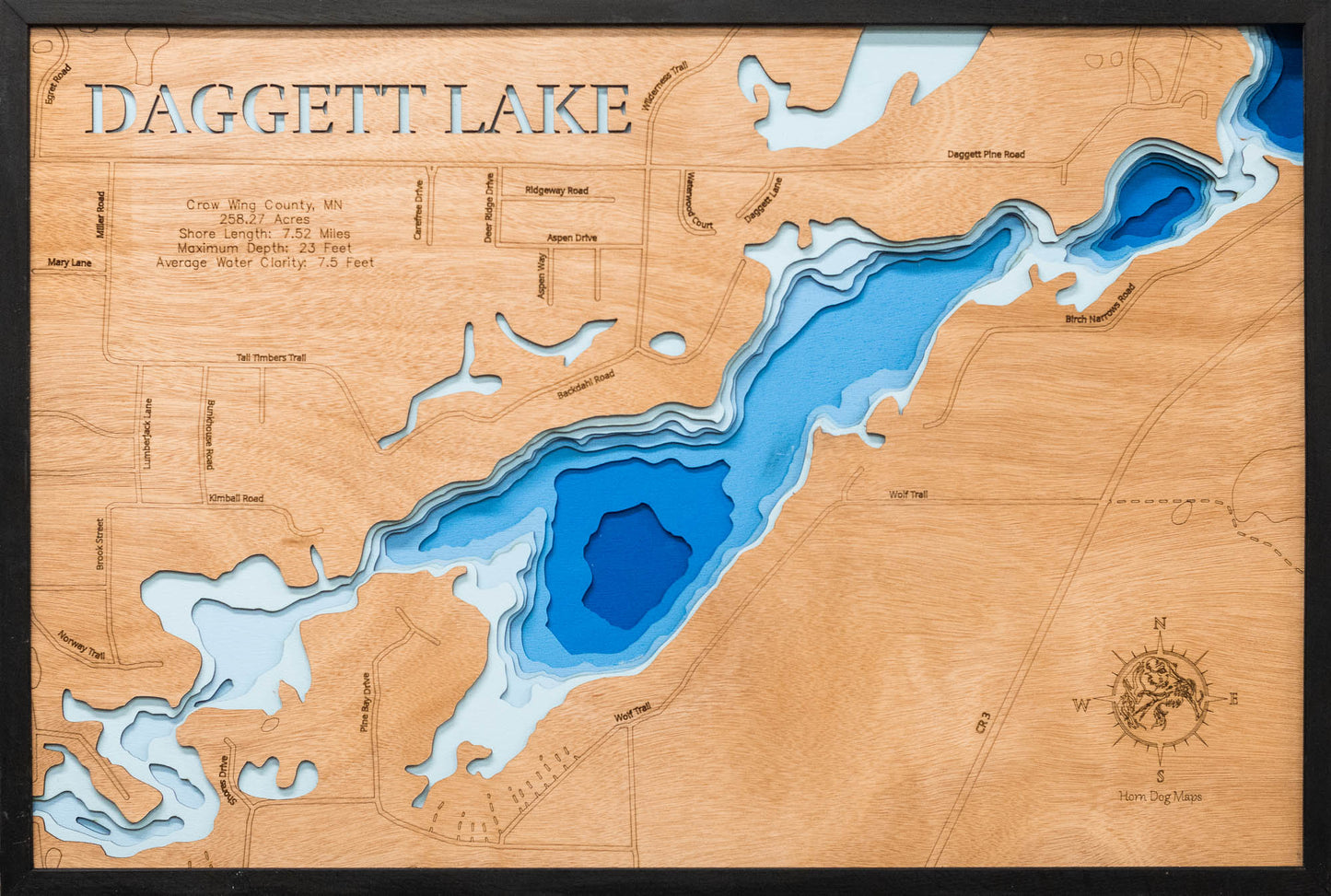 Daggett Lake in Crow Wing County, Minnesota