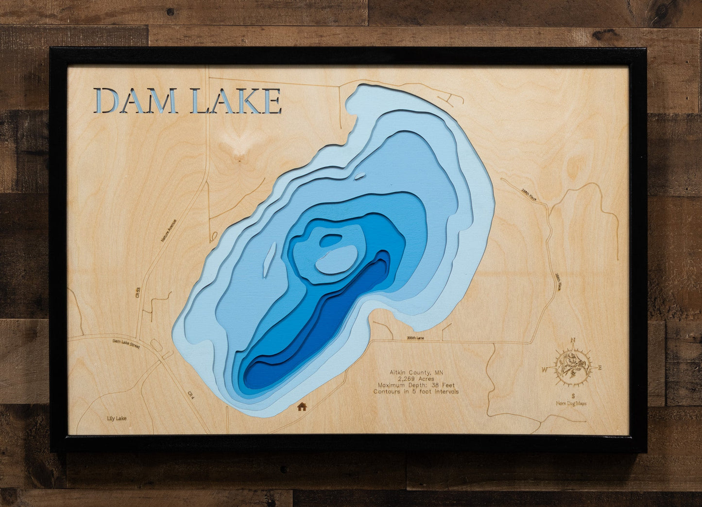 Dam Lake in Aitkin County, Minnesota