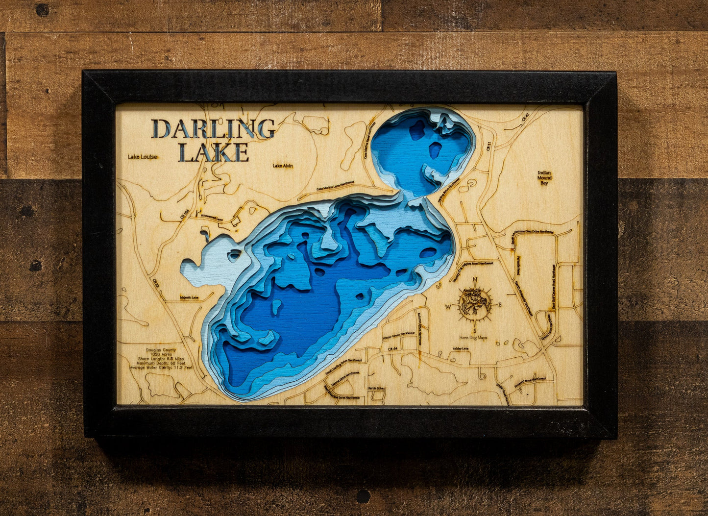 Darling Lake in Douglas County, Minnesota