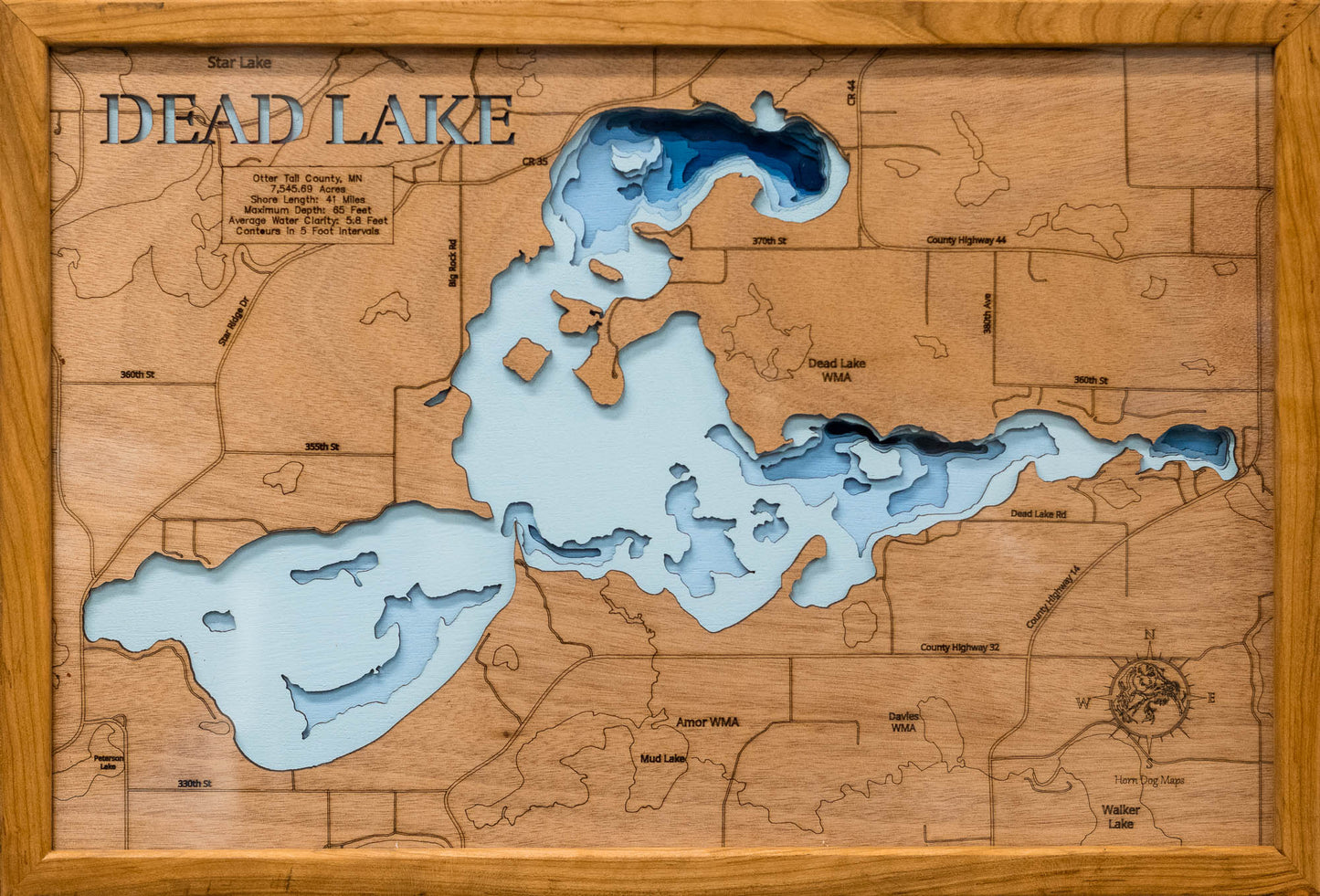 Dead Lake in Otter Tail County, Minnesota