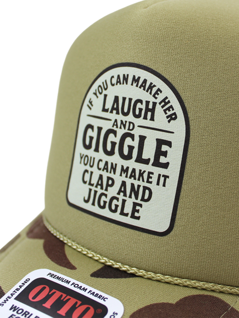 Laugh and Giggle Foam Desert Camo Trucker Hat