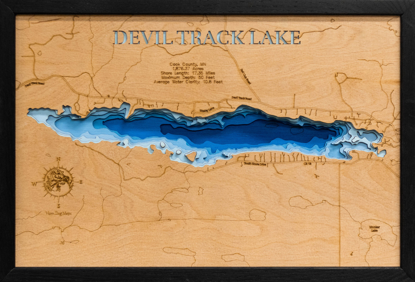 Devil Track Lake in Cook County, Minnesota