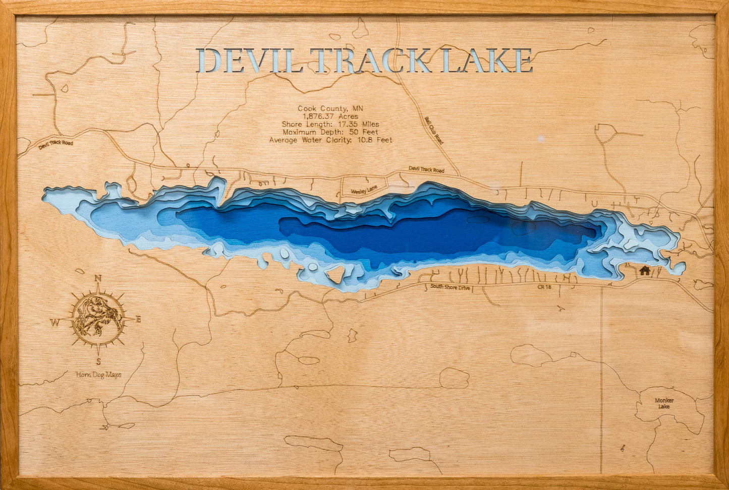 Devil Track Lake in Cook County, Minnesota