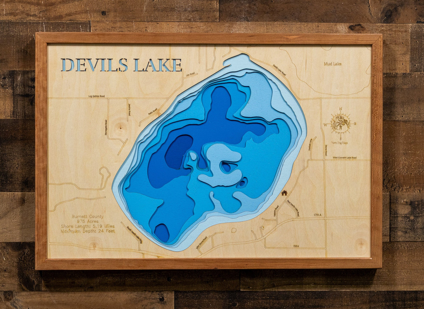 Devils Lake in Burnett County, Wisconsin