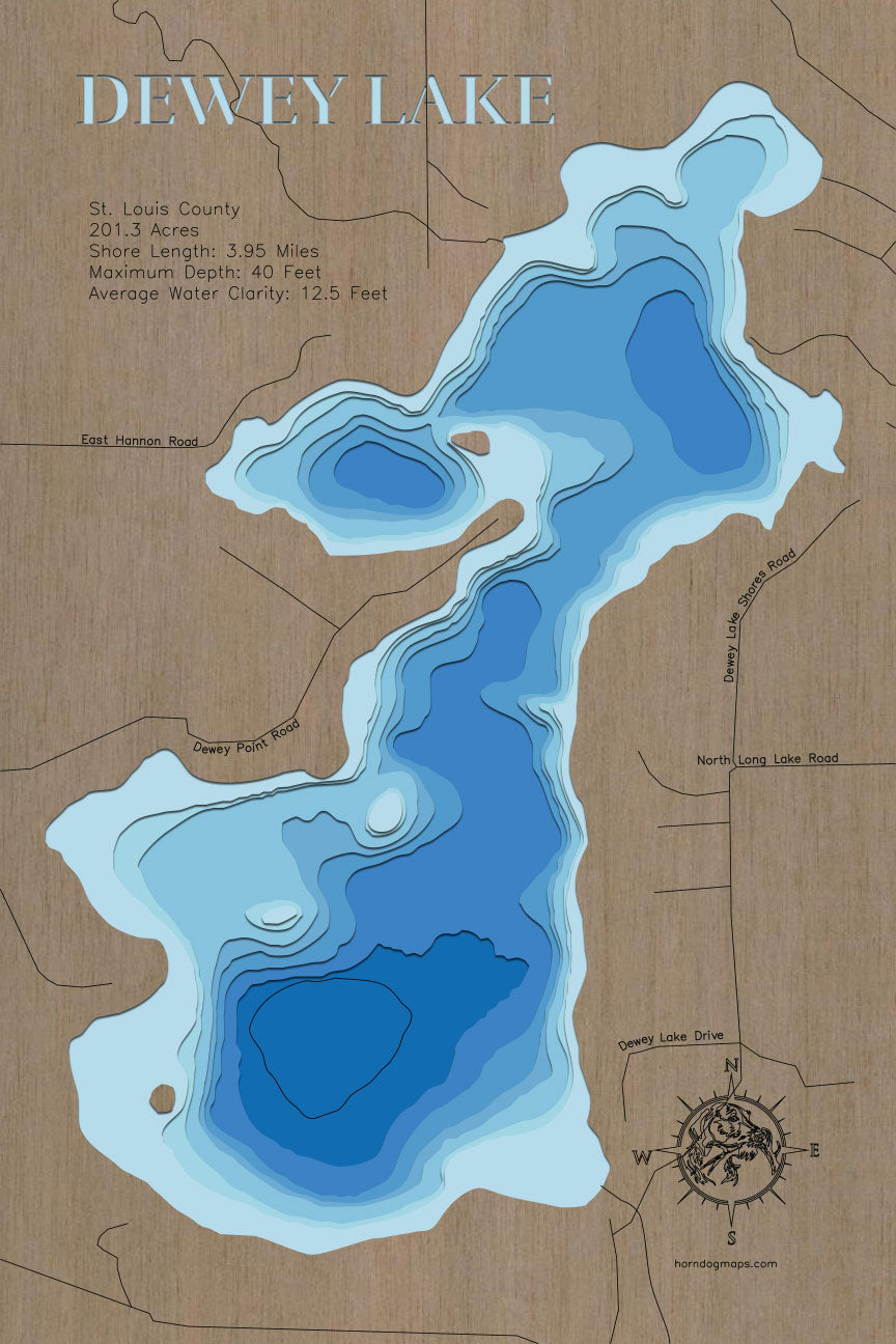 Dewey Lake in St. Louis County, Minnesota
