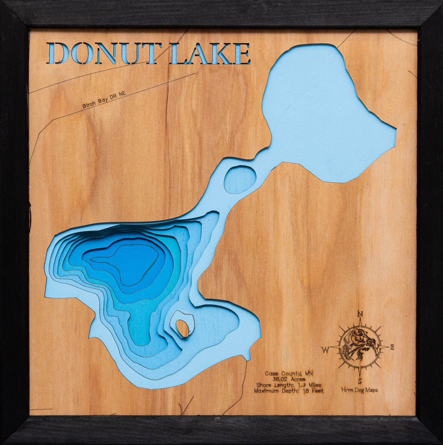 Donut Lake in Cass County, Minnesota