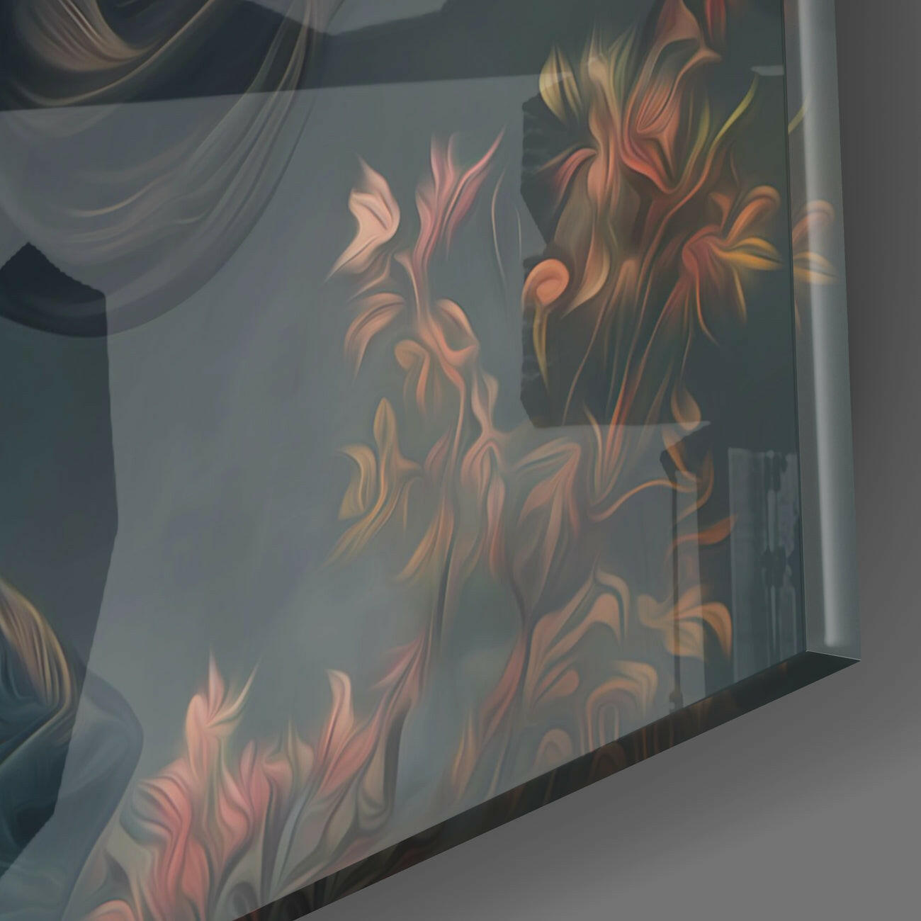 Dragon's Roar Glass Wall Art  || Designers Collection