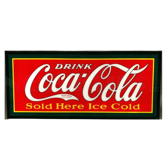 Drink Coca-Cola Sold Here Ice Cold Slim LED Sign