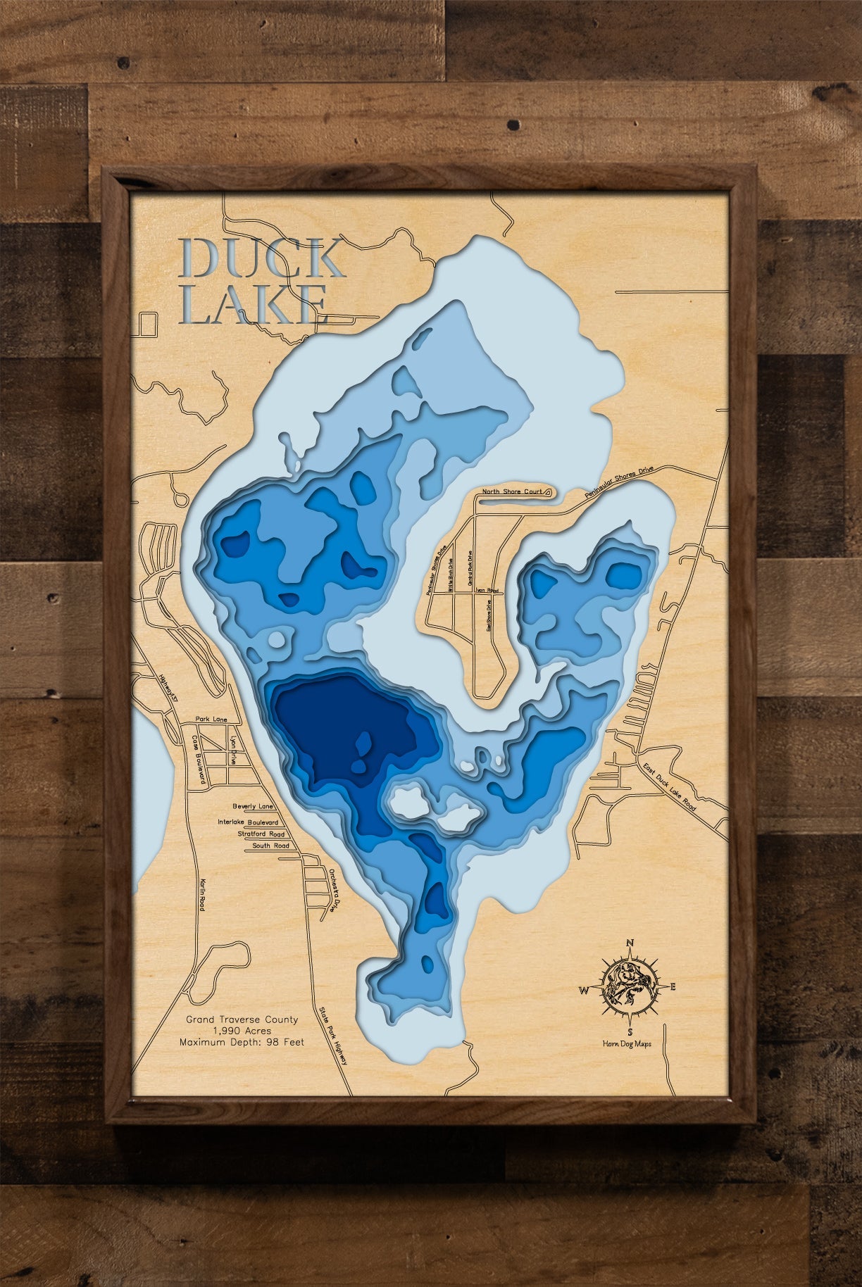Duck Lake in Grand Traverse County, Michigan