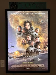 2-PACK Glowbox "World Famous" LED Poster Frames