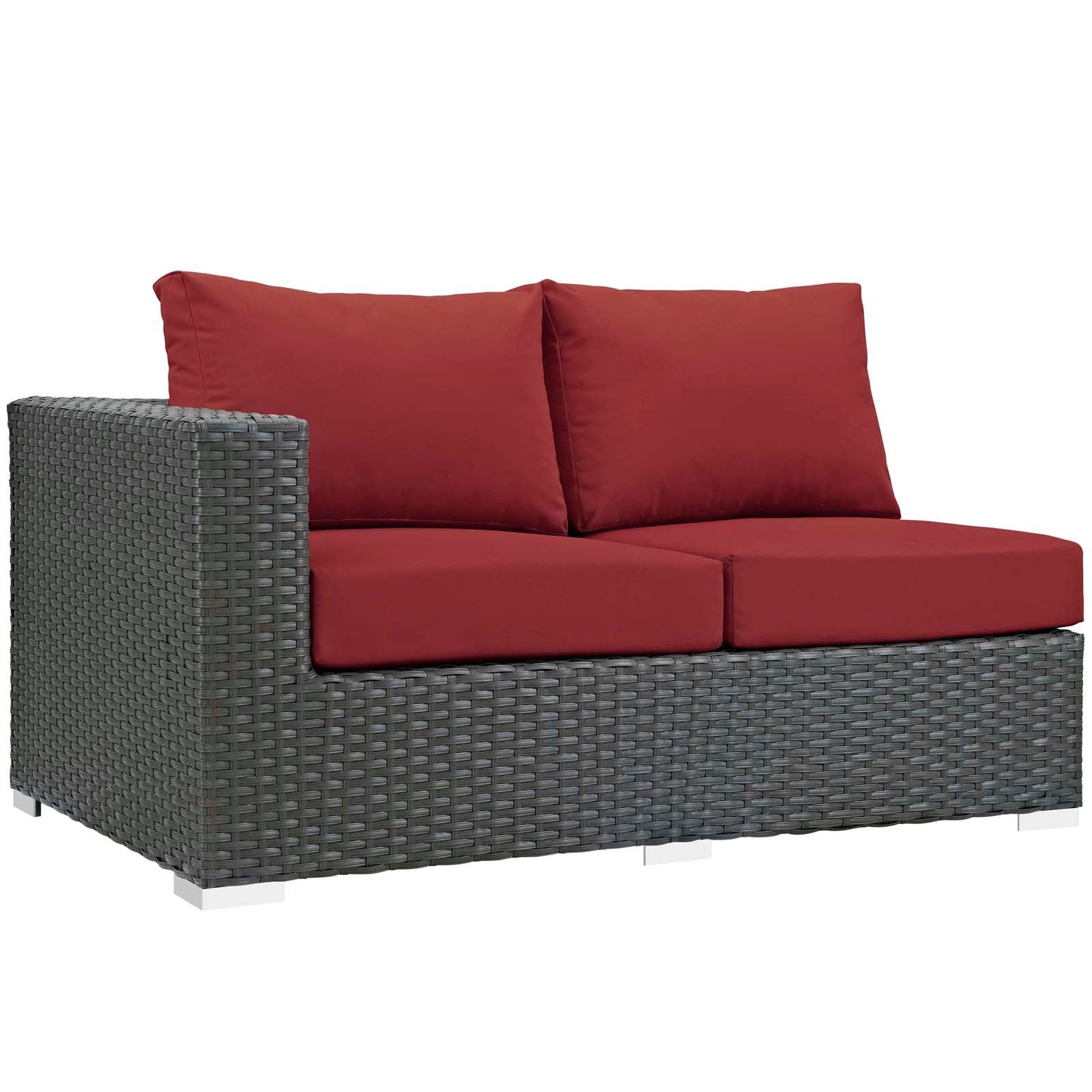 Sojourn 11 Piece Outdoor Patio Sunbrella¨ Sectional Set by Modway