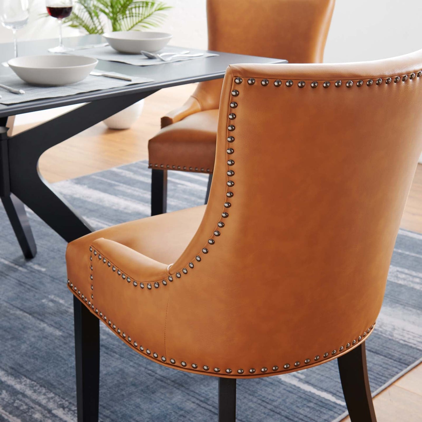 Marquis Vegan Leather Dining Chair by Modway