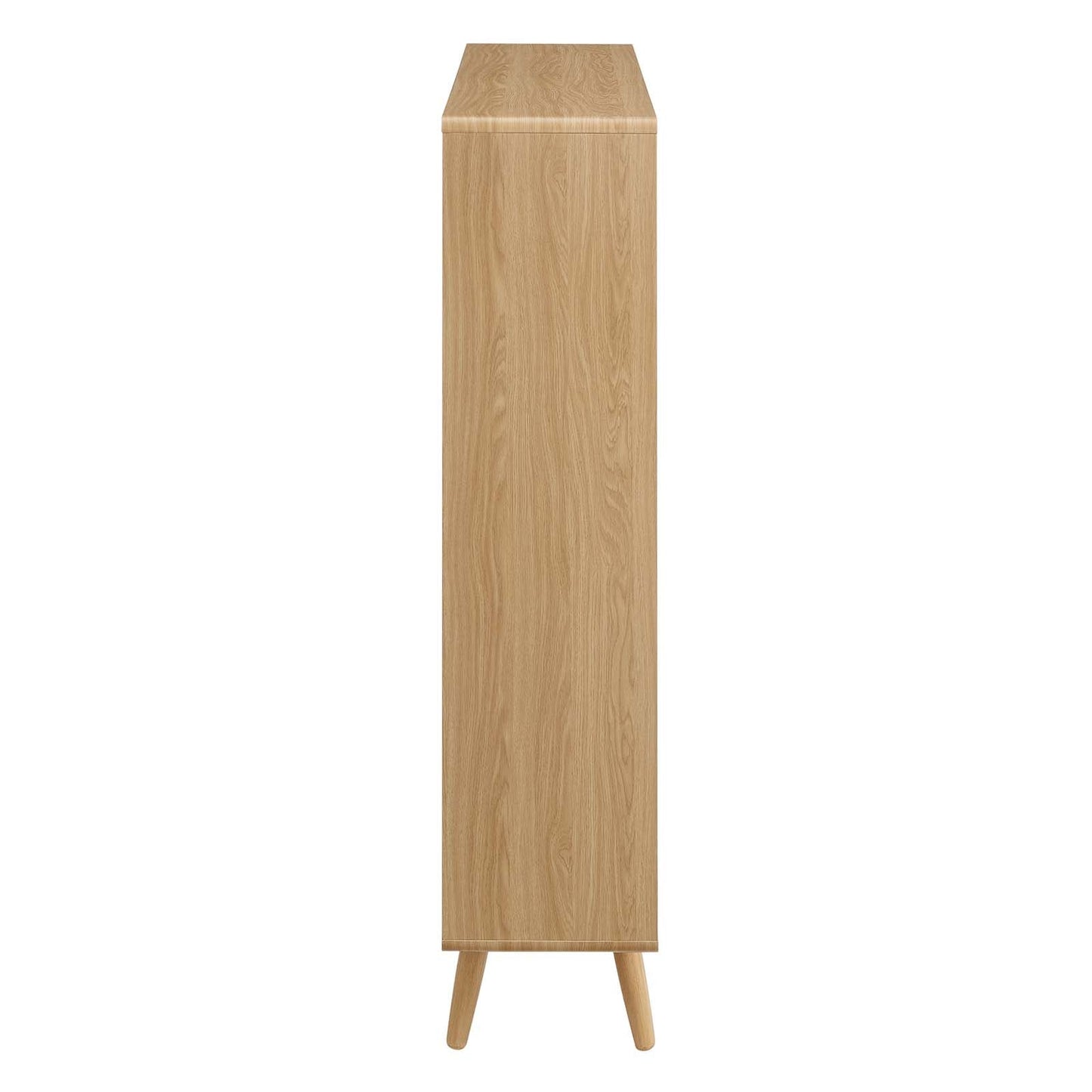 Transmit 7 Shelf Wood Grain Bookcase by Modway
