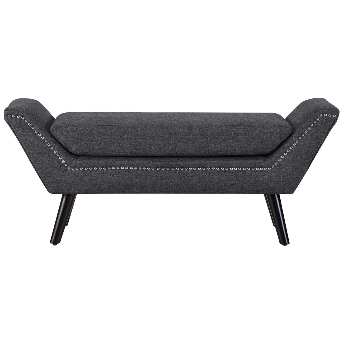 Gambol Upholstered Fabric Bench by Modway