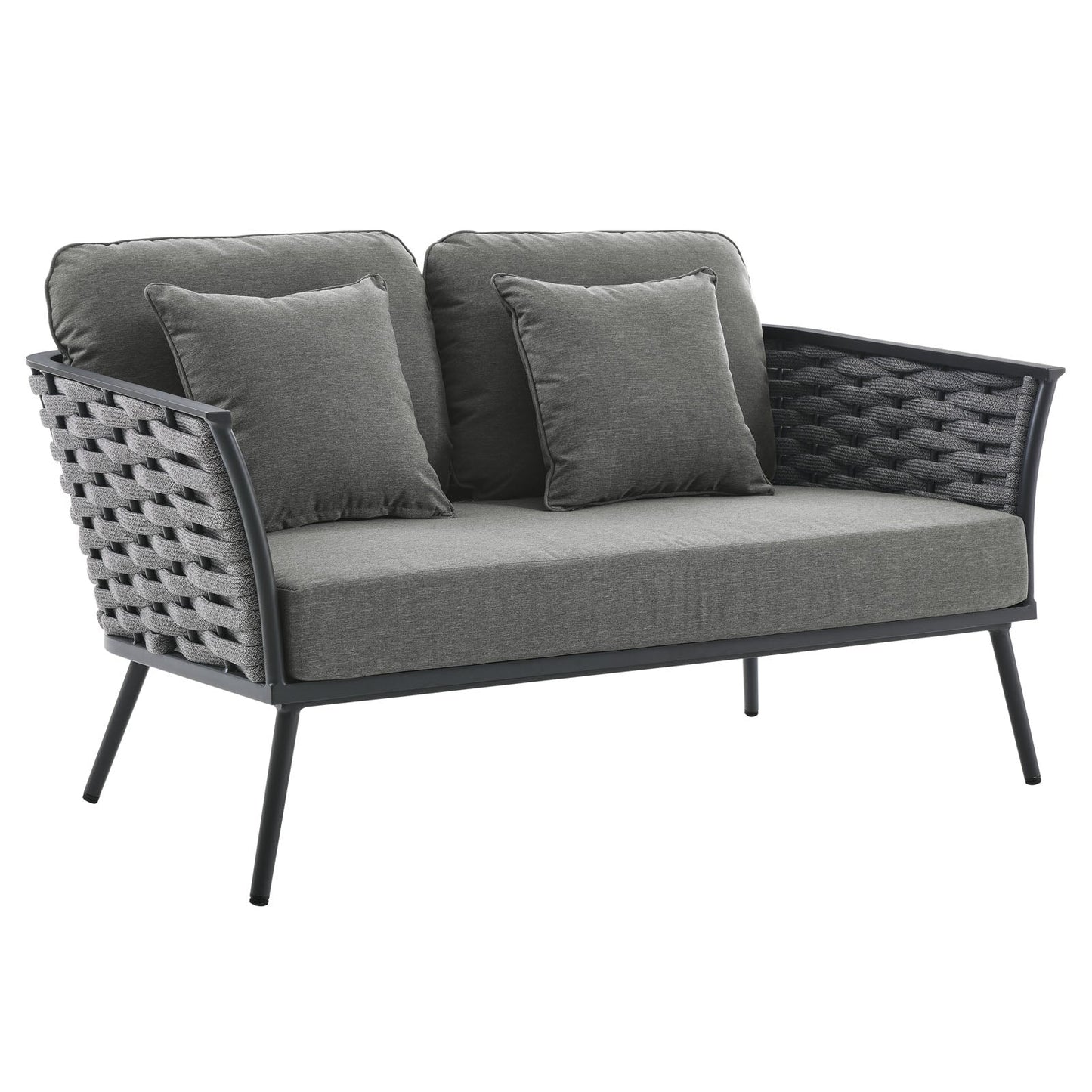 Stance Outdoor Patio Aluminum Loveseat by Modway