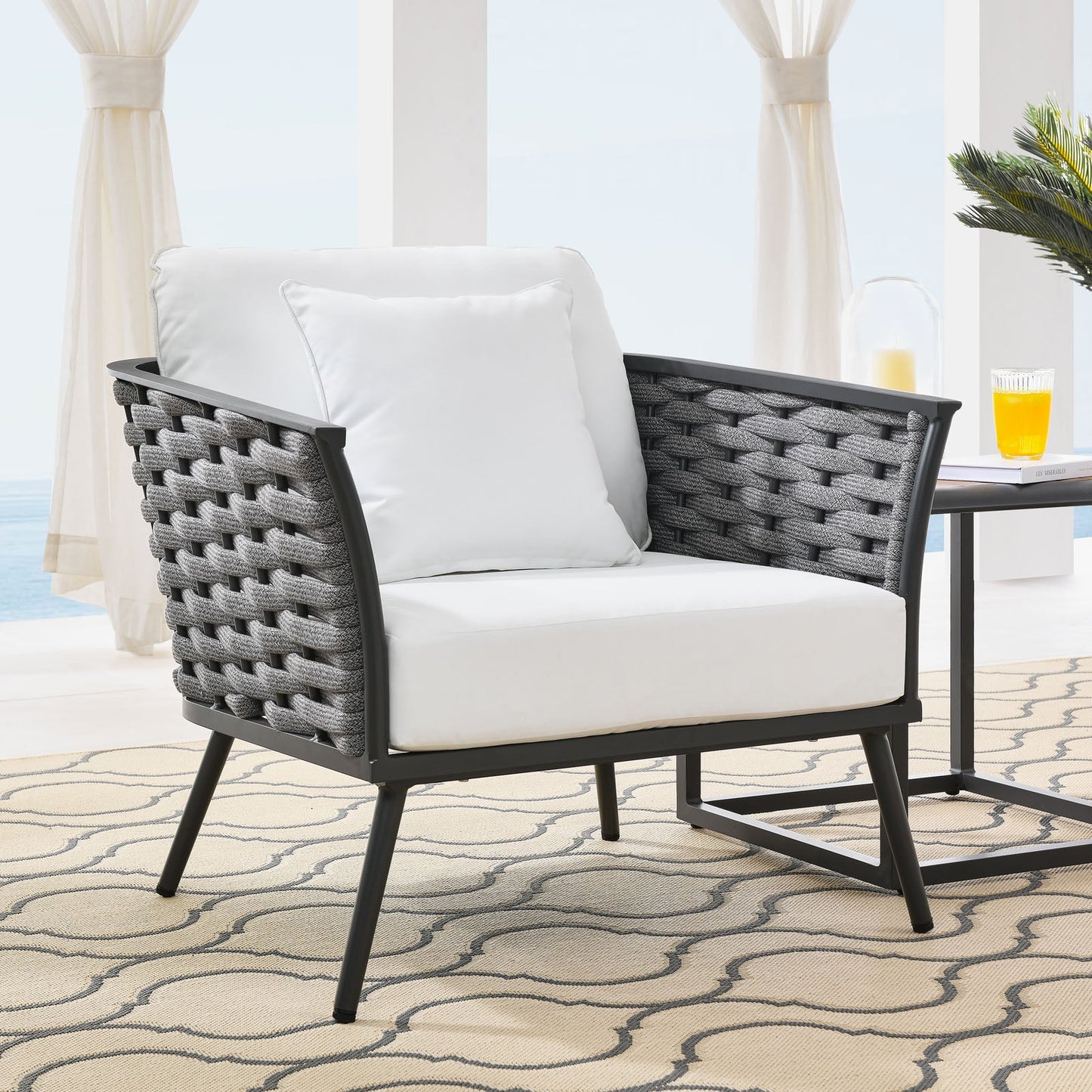 Stance Outdoor Patio Aluminum Armchair by Modway
