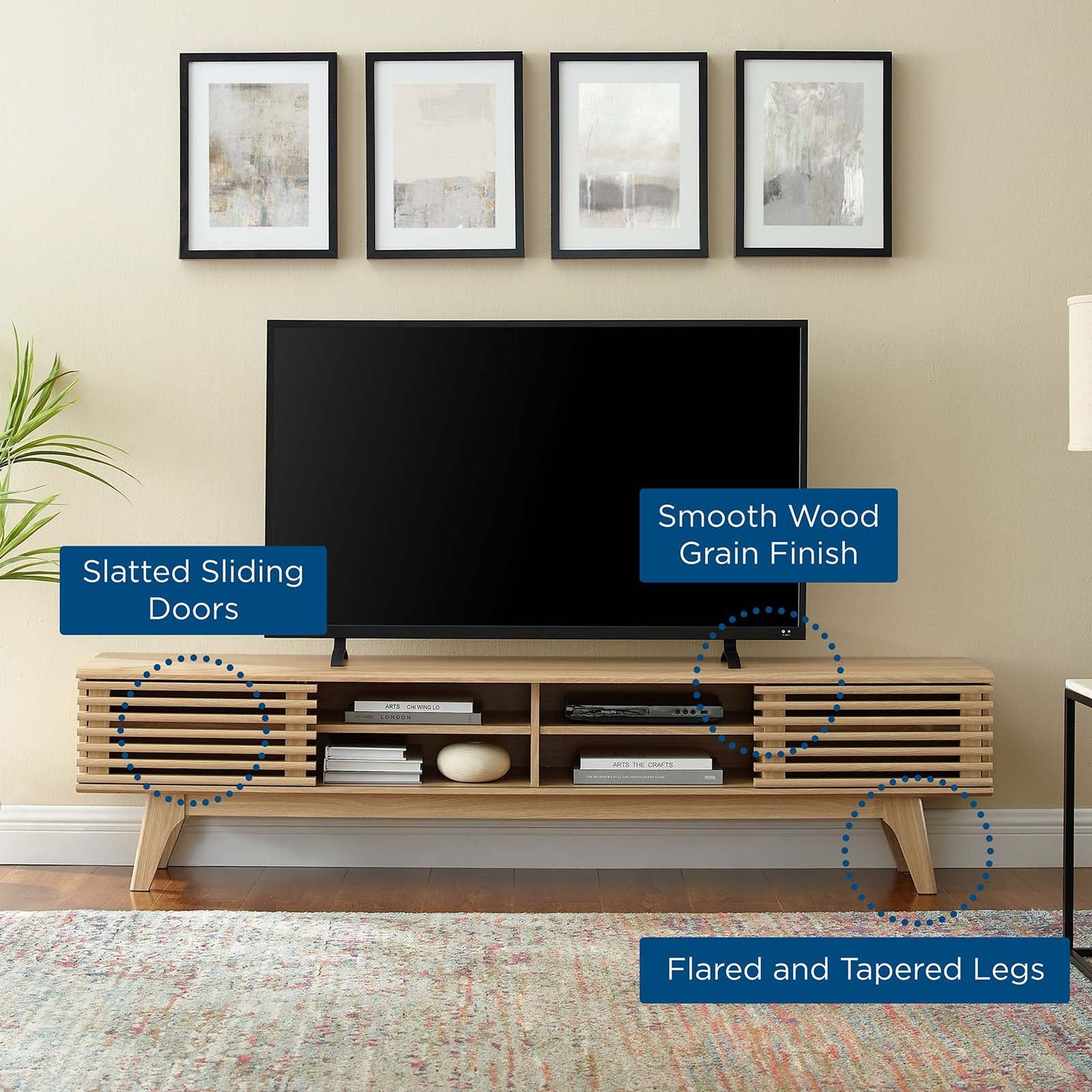 Render 70" Entertainment Center TV Stand by Modway